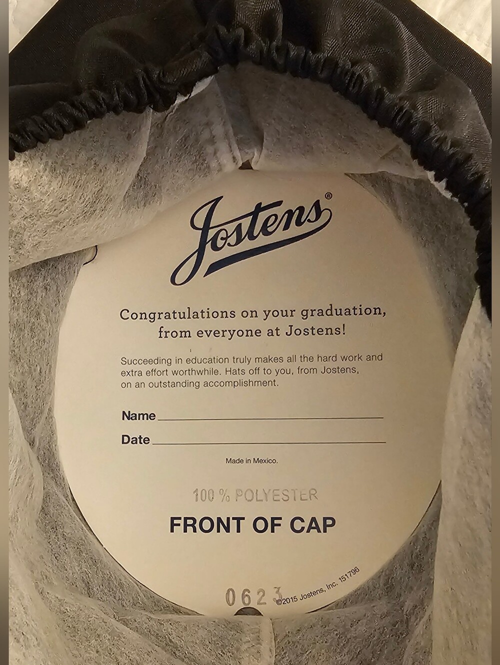 Black Jostens' BDG Collection Master's Graduation Cap and Gown - Picture 8 of 9